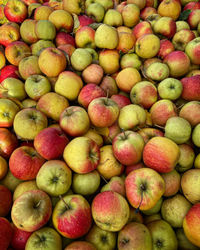 Full frame shot of apples