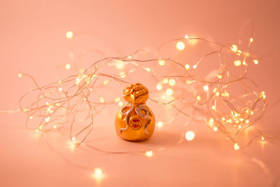 Close-up of christmas decoration