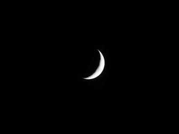 Scenic view of moon at night