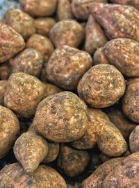 Full frame shot of breads for sale at market stall