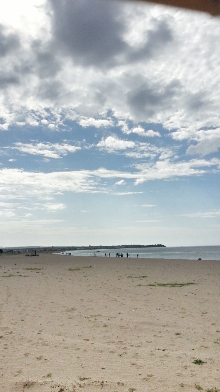 beach, sea, sky, sand, tranquil scene, tranquility, water, horizon over water, scenics, shore, cloud - sky, beauty in nature, nature, cloud, cloudy, idyllic, incidental people, remote, coastline, non-urban scene