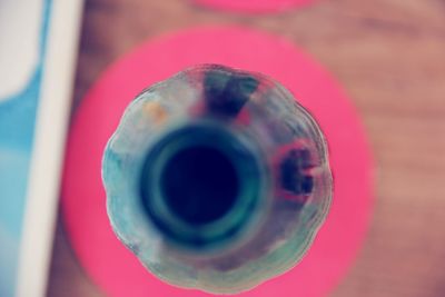 Close-up of object on table