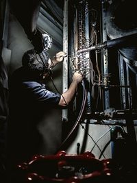 Man working in factory