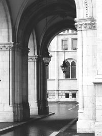 Interior of old building