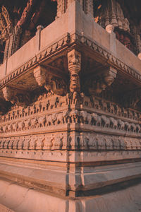 Low angle view of temple