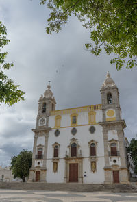 Low angle view of building against sky