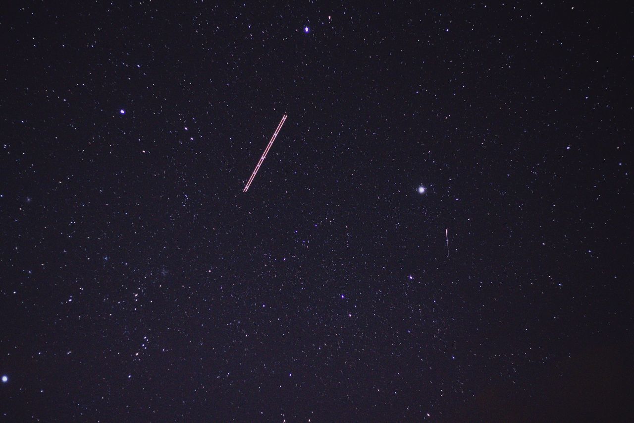 LOW ANGLE VIEW OF STARS IN SKY