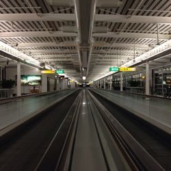 Railroad station platform