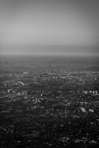 Aerial view of city
