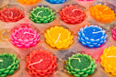 Close-up of multi colored candies