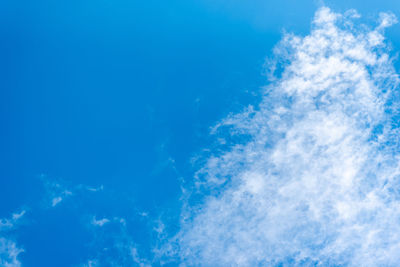 Low angle view of clouds in sky