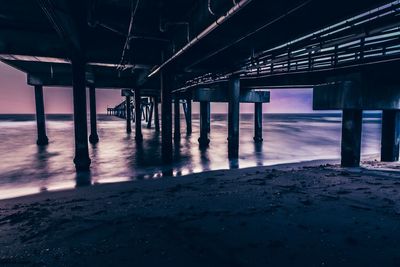 View of pier over sea