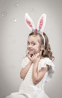 Portrait of a smiling girl