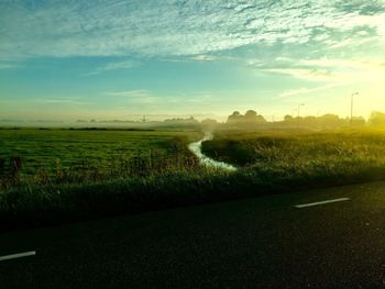 Scenic view of rural landscape