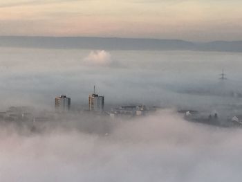 Aerial view of city