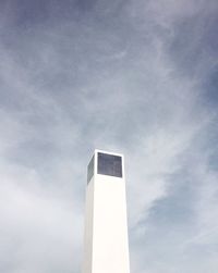 Low angle view of tower against sky