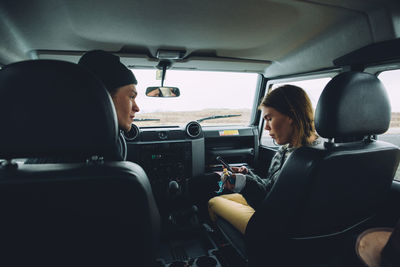 People sitting in bus