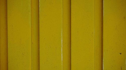 Full frame shot of yellow wall