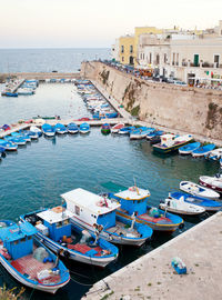 Gallipoli harbor with boats