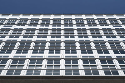 Low angle view of building against clear sky