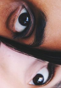 Close-up portrait of eye