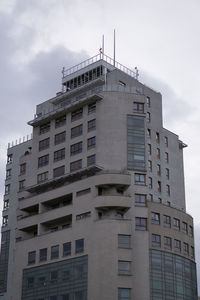 Low angle view of building against sky