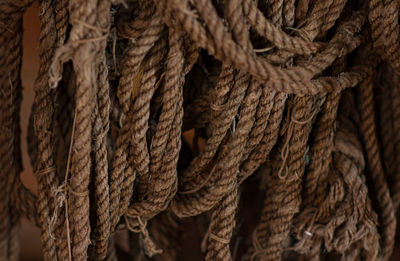 Detail shot of ropes