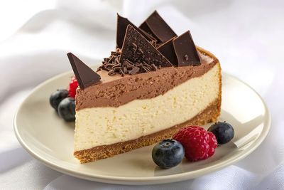 Close-up of dessert in plate