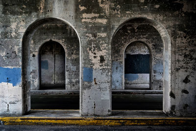 Entrance of old building