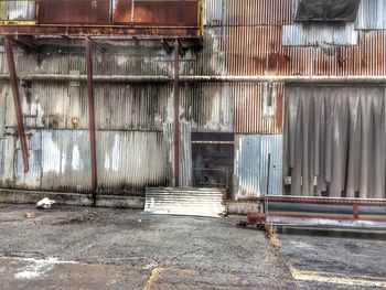 Interior of old abandoned building