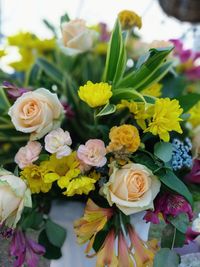 Close-up of rose bouquet