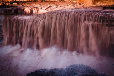 View of waterfall