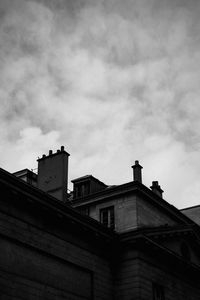 Low angle view of building against sky