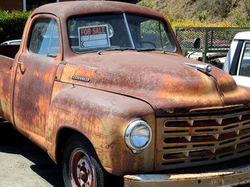 Abandoned car