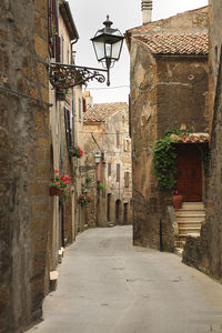 Street amidst buildings in town