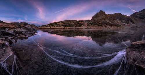 Scenic view of lake