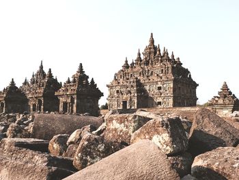 View of temple against sky