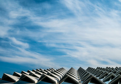 Roof on new building in middelfart city