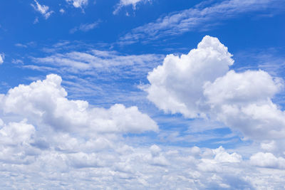 Low angle view of clouds in sky