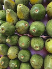 Full frame shot of fruits in market