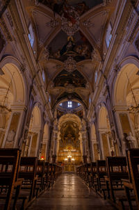 Interior of cathedral