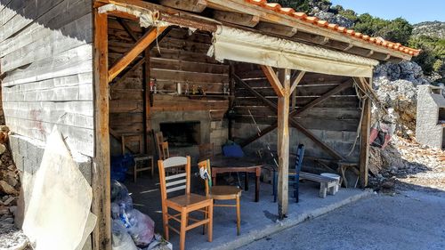 View of abandoned house