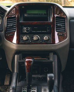 Close-up of vintage car