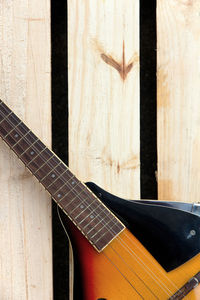 Close-up of guitar