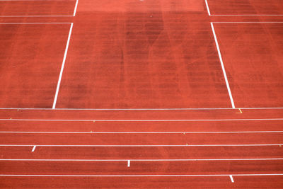 Full frame shot of running track