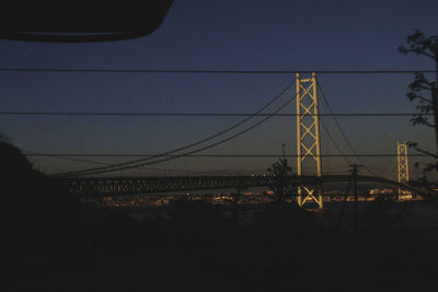 Low angle view of illuminated building