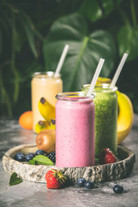 Close-up of drink on table