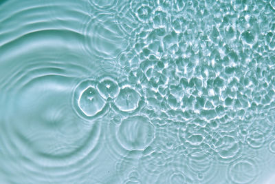 Full frame shot of bubbles in water