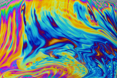 Full frame shot of multi colored water