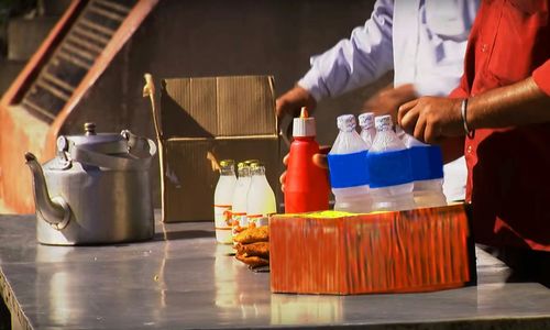 Close up of food on table